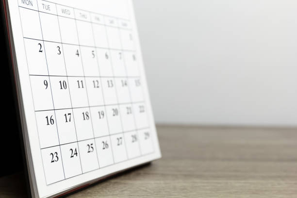 istock Calendar with days for planning and schedules. 1435942153