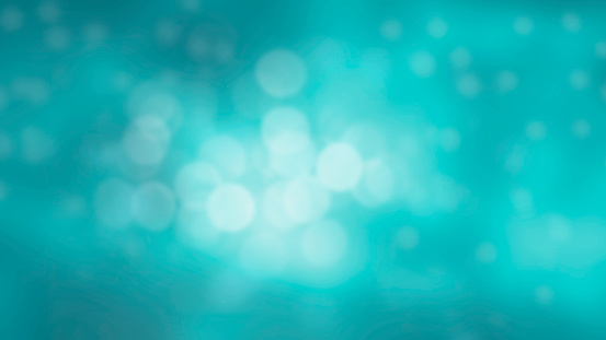 soft blur bokeh light effect on abstract blue background. 2D illustration