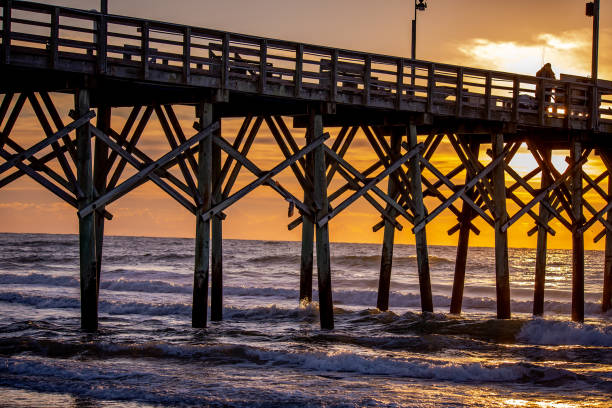 istock Topsail Island Pier 1435944040