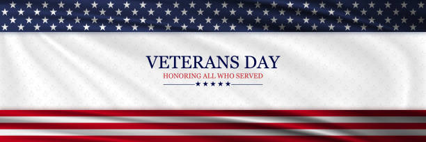 Veterans day banner background. National holiday of the USA. Veterans day banner background. National holiday of the USA. Vector illustration. veteran stock illustrations