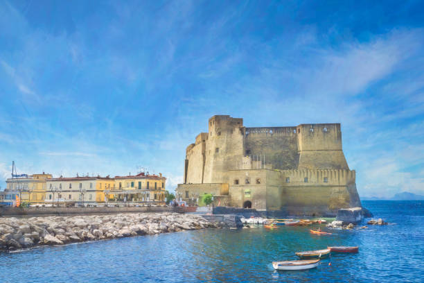 istock Waterfront Castle in Naples, Italy 1435965641
