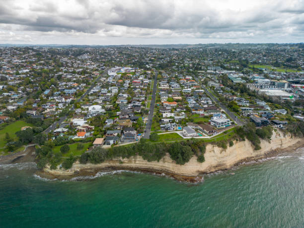 istock Auckland city aerial view 1435978083