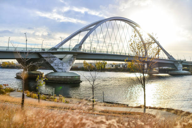 istock Fall Colors in Minneapolis Minnesota Along Riverfront 1435987197