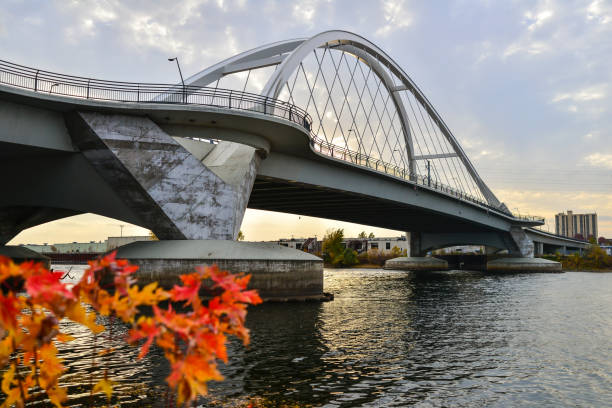 istock Fall Colors in Minneapolis Minnesota Along Riverfront 1435987291