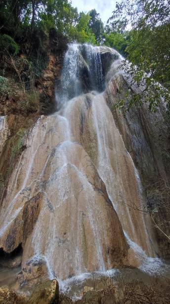 istock waterfall in the midst of nature 1435987457