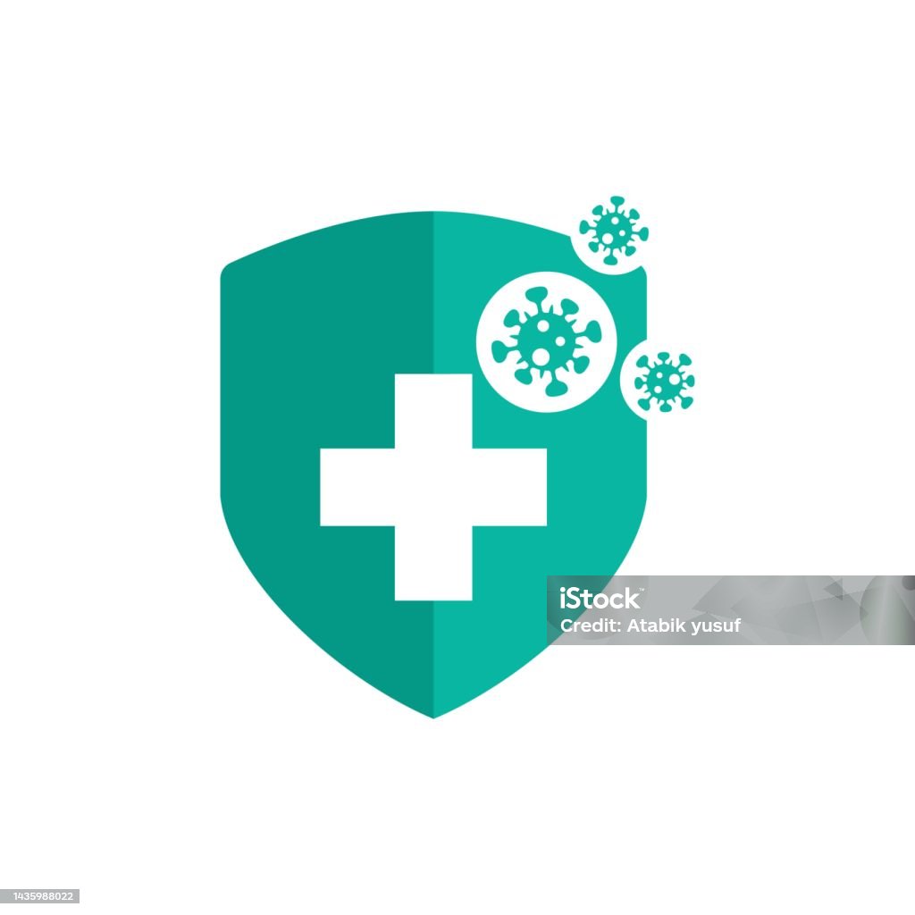 Virus Risk Logo Virus Protection Logo Images Illustration Stock Illustration - Download ...