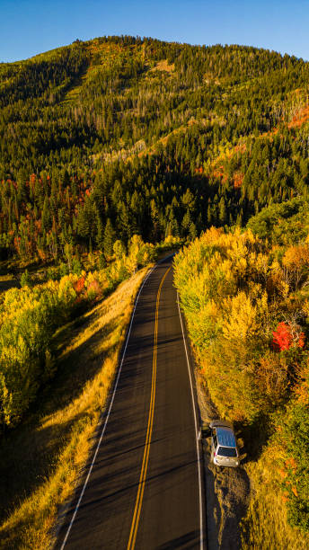 istock Ariel Mountain View with Autumn Colors 1435991069