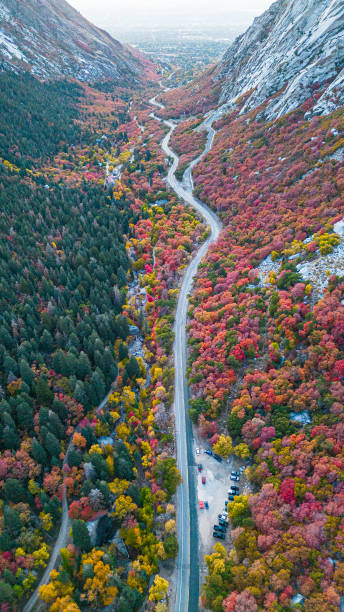 istock Ariel Mountain View with Autumn Colors 1435991848