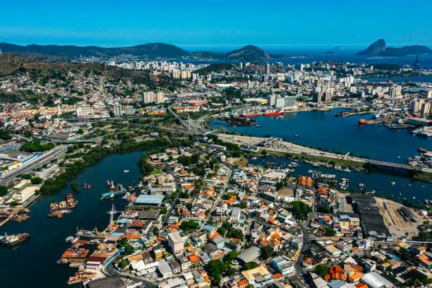 Niteroi, Rio de Janeiro, Brazil. Rio-Niteroi Bridge Toll.