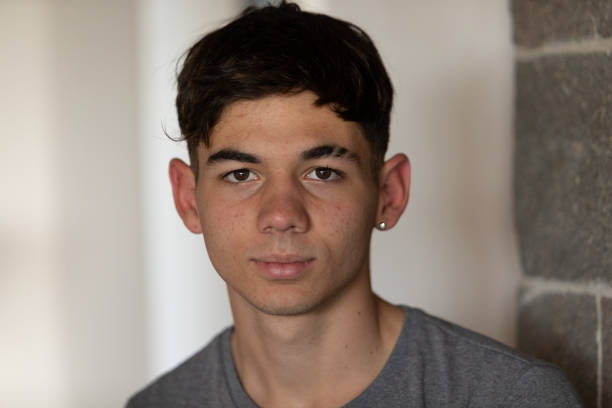 istock Emotional teenager boy portrait 1436002995