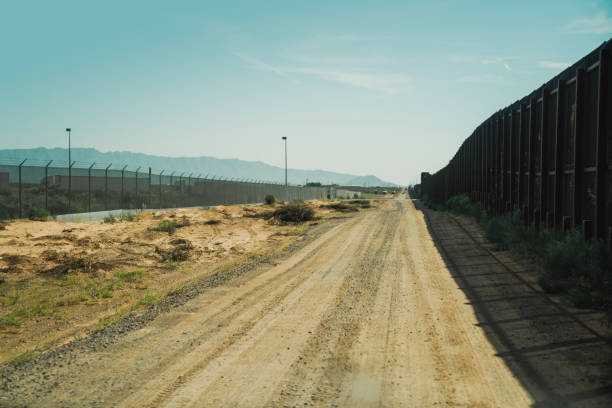 istock The wall along U.S.-Mexico Border 1436024385