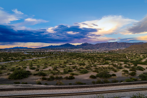 A view of Sunland park, Texas from Mexico