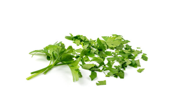 istock Chopped Parsley Leaves Isolated 1436028198