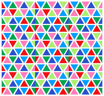 Colorful Triangle Pattern 2d Colorful Triangle Pattern Background Stock Illustration - Download ...