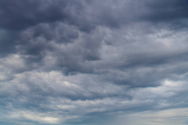istock Early morning sky full of rain clouds 1436039497