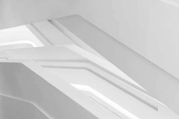 istock Interior of modern architecture. Building abstract background 1436054539