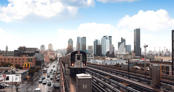 istock New York City subway train overground in the Queens 1436057734