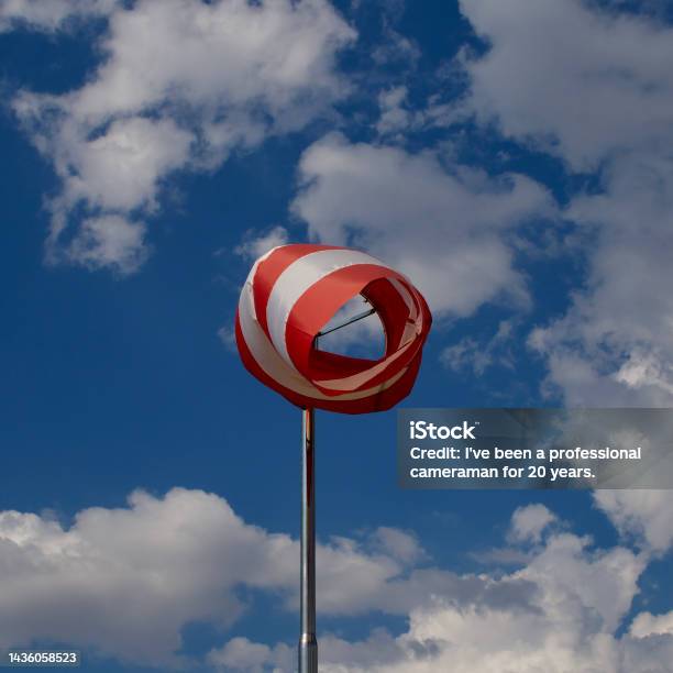 Wind Flag Sign Windsock Windsock Flag Wind Direction Indicator Wind Intensity Stock ...