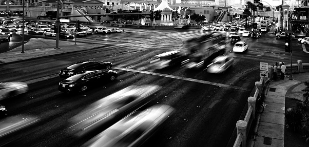 The Las Vegas Strip, Nevada, USA.