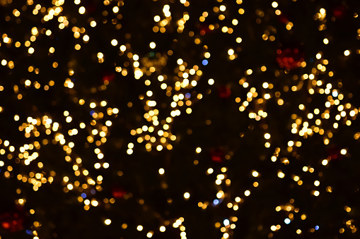 Christmas colorful lights.