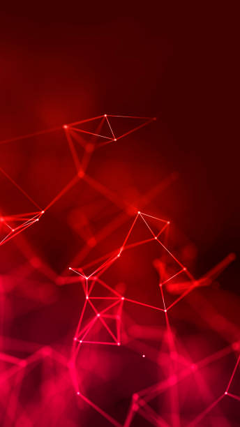 istock Digital plexus background. Network connections and dots background. Futuristic and technological abstract background 1436069774