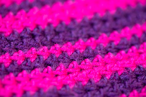 Abstract background pattern of knitted wool