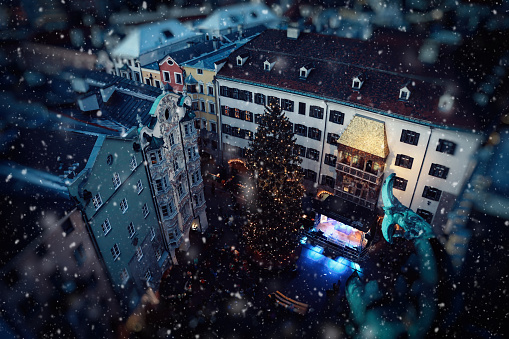 Christmas decorations in Innsbruck, Austria