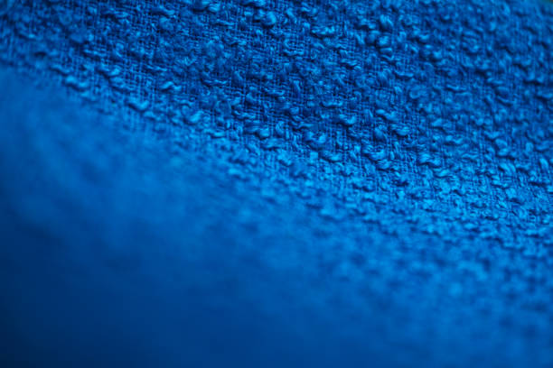 istock Close up on dark blue tweed. 1436086250
