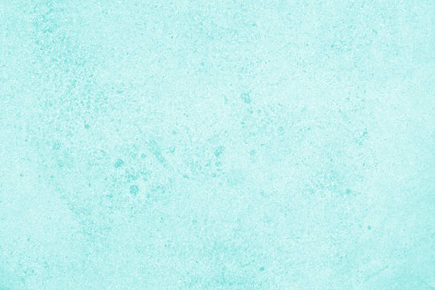 istock Pastel teal color textured surface abstract background. Light cyan rough texture. Pale turquoise wallpaper 1436086342
