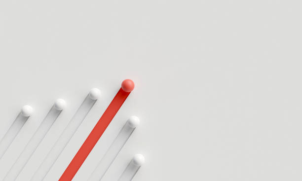 istock concept of leadership and differentiation, steps to excellence, and teamwork. 1436096569
