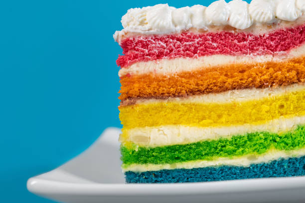 istock One sweet and tasty rainbow cake dessert 1436103056