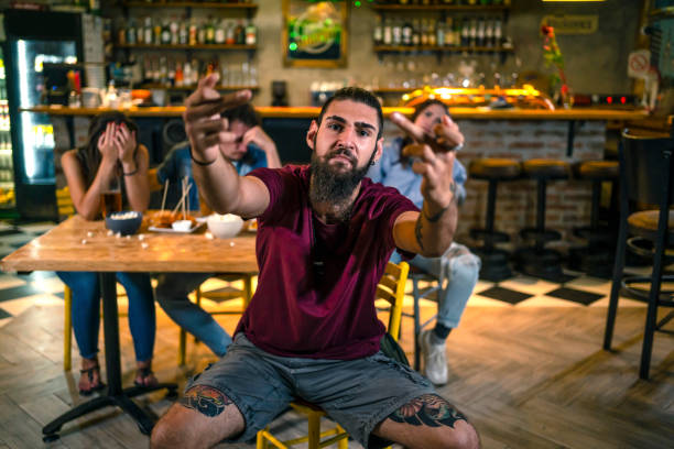 istock Man disappointed by the loss of the supporting team 1436105665