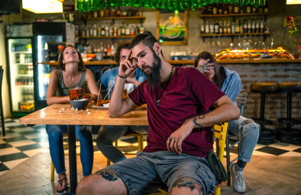 istock Man disappointed by the loss of the supporting team 1436105761