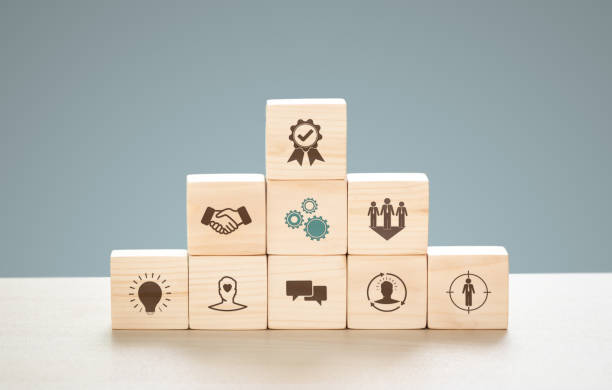 istock Concept of talented human resources - firm success. Talent management methods for long-term company success Assists you in maximizing employee value. Productive individuals inspire others to succeed. 1436118098