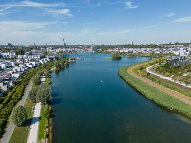 istock Recreational Area at the Phoenix Lake, Dortmund 1436119868