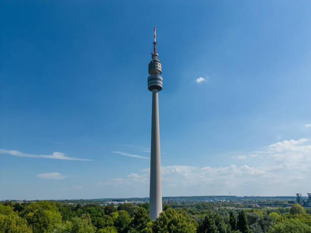 istock Television tower in North Rhine-Westphalia. 1436121621