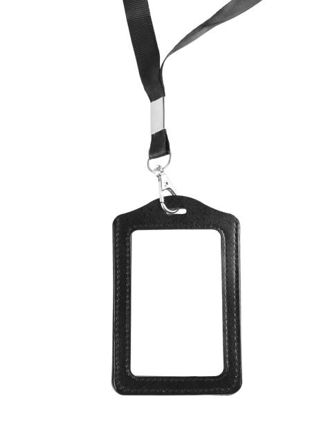 istock Blank badge on white background. Mockup for design 1436122862