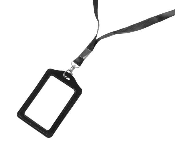 istock Blank badge on white background. Mockup for design 1436122918