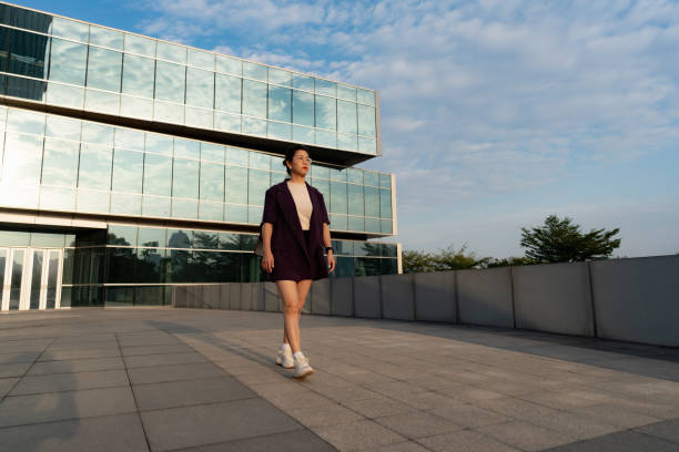 istock Ladies in an office building environment in the financial district 1436129657
