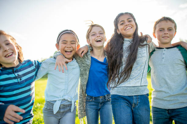 istock Elementary Friends Outdoors 1436137194