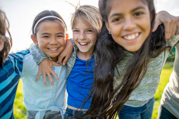 istock Elementary Friends Outdoors 1436137213