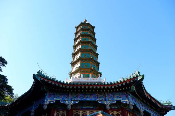 istock Fragrant Hills Pagoda glazed tower in Xiangshan park, Beijing, China 1436146921
