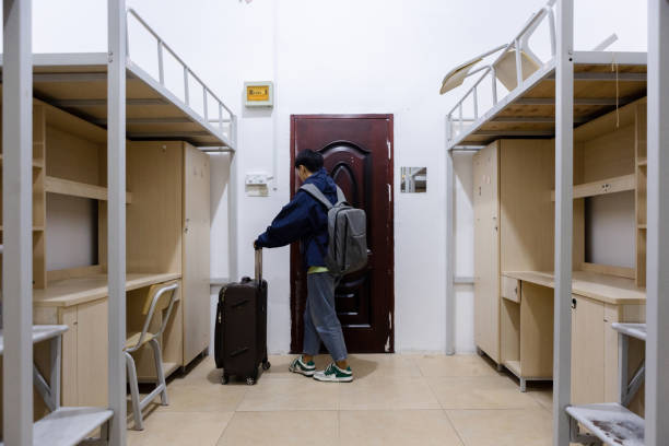 istock Graduating college students leave their dormitories 1436150594