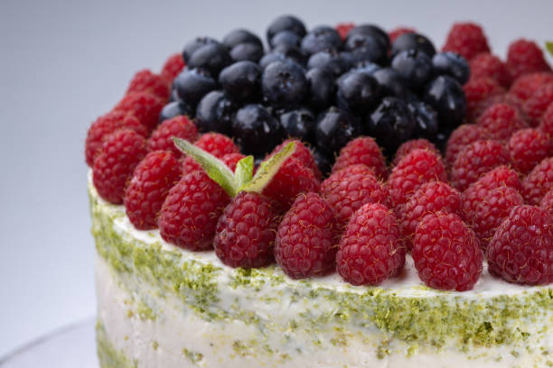 istock Mojito cheesecake with rum and lime syrup, 1436153546