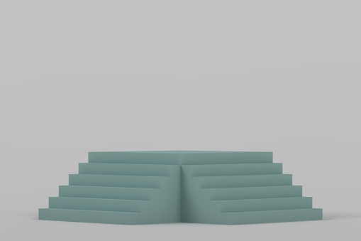 3D render stairs