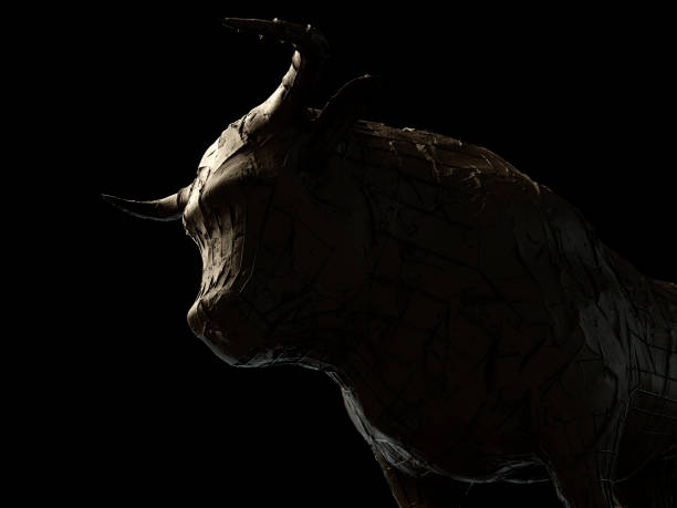 istock Bull Clay And Iron Scuplture 1436158894