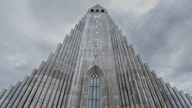 hallgrimskirkja kościół, islandii, reykjavik - 2781 zdjęcia i obrazy z banku zdjęć