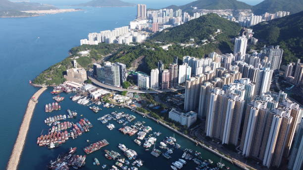 istock Drone Photo of Hong Kong 1436164821