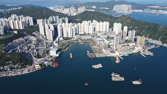 Drone Photo of Hong Kong