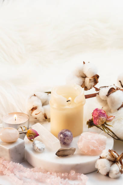 istock Healing Stones for Crystal Spiritual Wicca Ritual 1436168488